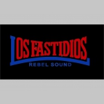 Los Fastidios  čierne teplákové kraťasy s tlačeným logom